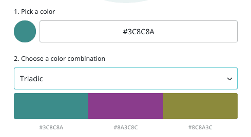 Canva Colour Palettes