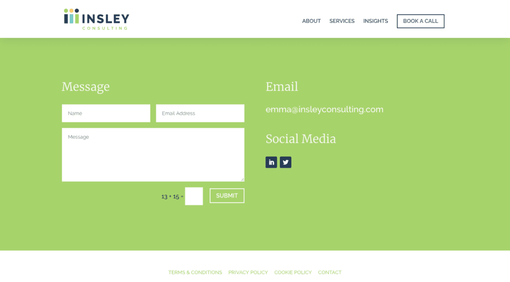 Insley Consulting - social media