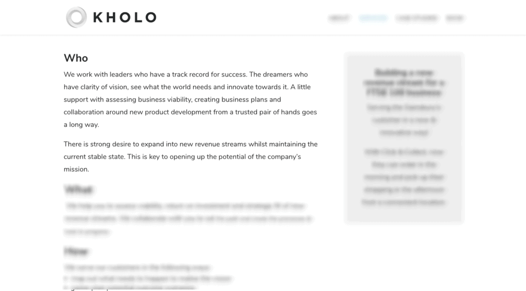 Kholo Target Client - turn coaching services into products